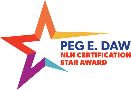 Peg E. Daw NLN Certification Star Award logo
