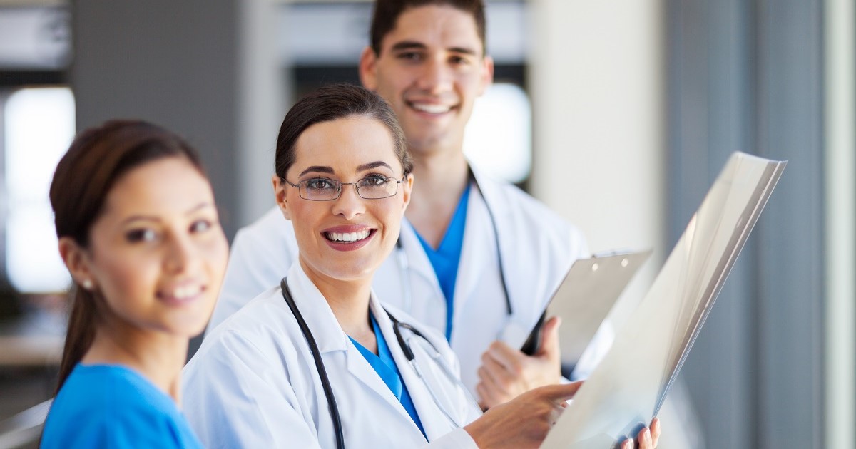 Smiling nurse educators