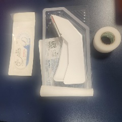 suture kit and transpore tape