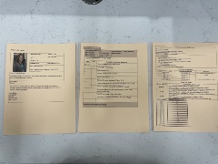 Three simulation documents for a pediatric DKA scenario are displayed side by side: a patient information sheet for Bella Swan, physician orders for DKA management, and a treatment protocol reference with insulin and potassium guidelines.