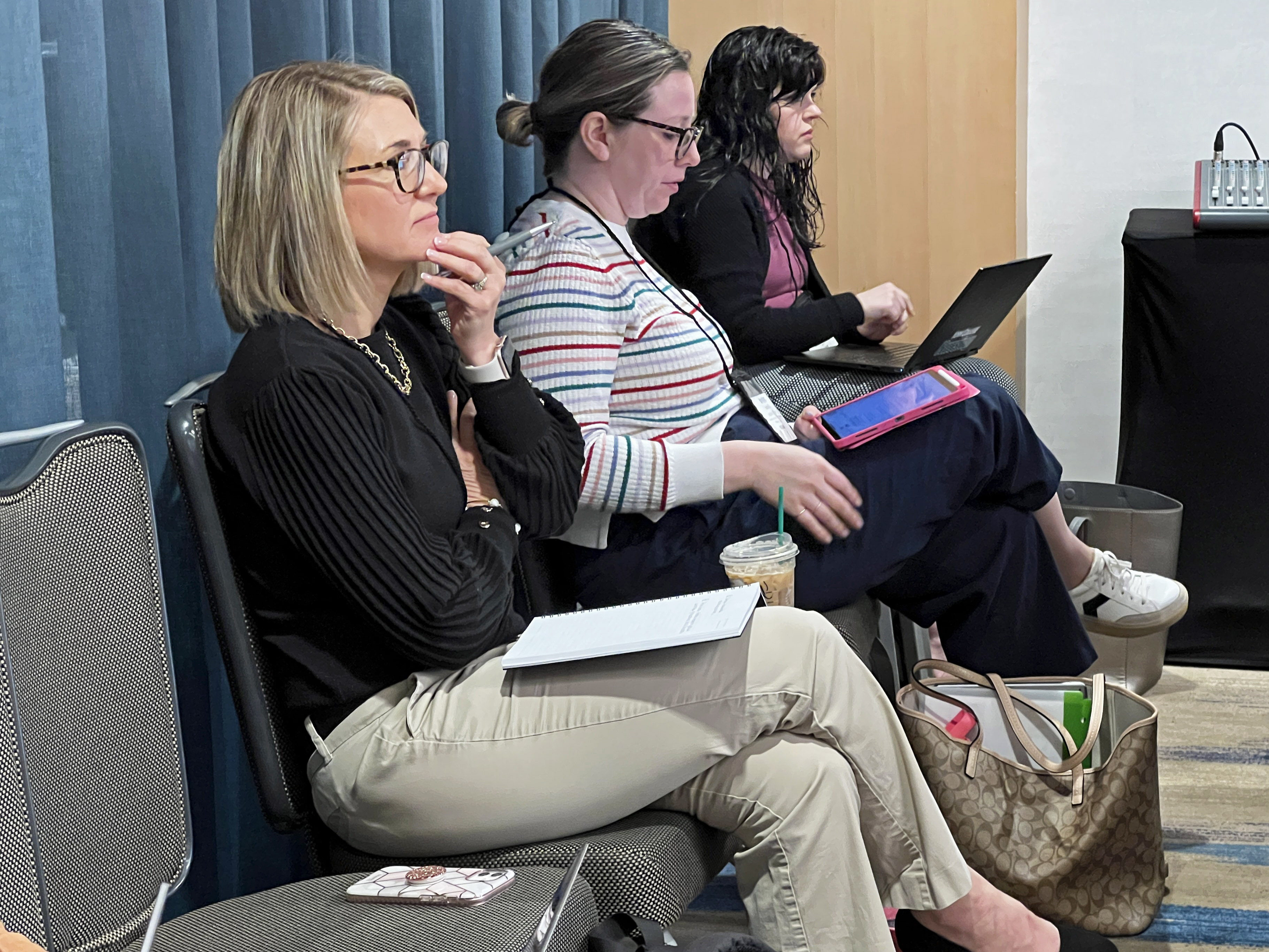 NERC attendees Nurse educators listen to a conference presentation