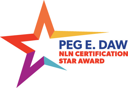 Peg E. Daw Certification Star Award logo