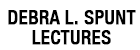 Text reads: Debra L. Spunt lectures