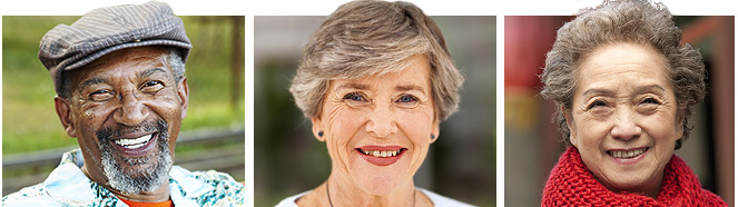 ACE.S-header Three photos of older adults