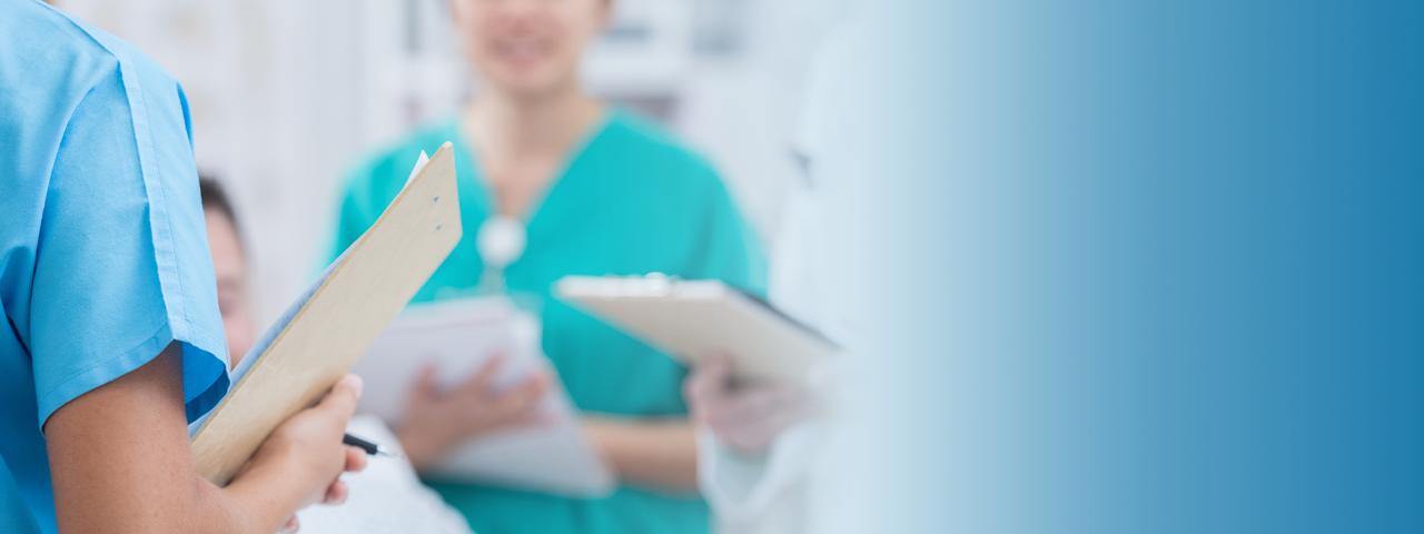 bg-email-capture A stethoscope rests on an open book